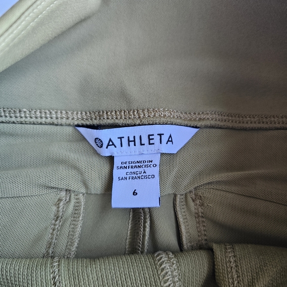 Athleta Olive Green Cargo Leggings Womens 6 - Picture 2 of 3